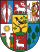 Medieval European Heraldic Shield with Lion and Eagle Colorful heraldic shield featuring a lion, eagle, crescent moon, and a castle tower representing medieval European coat of arms