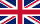 United Kingdom flag with a blue field and red and white crosses symbolizing UK national identity and heritage