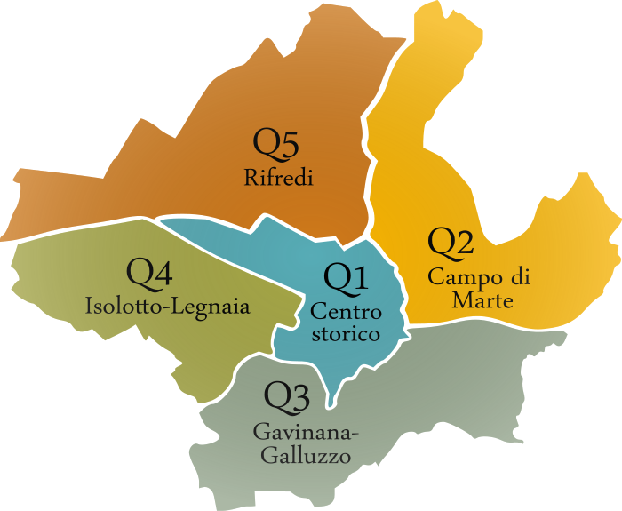 Florence district map