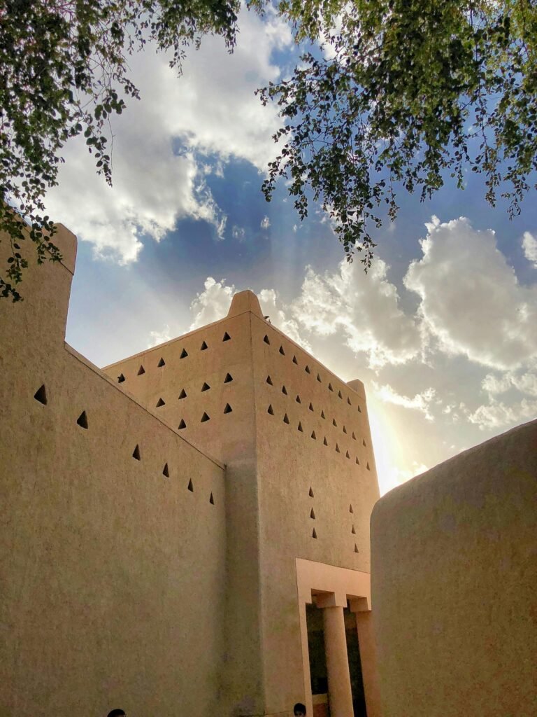 The historic Al Masmak Fort in Riyadh — the 1865 mud-brick fortress where Abdulaziz ibn Saud's 1902 dawn raid recaptured the city, the founding moment of modern Saudi Arabia
